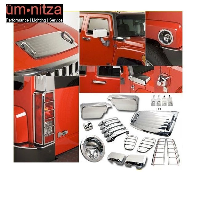thumbnail image 2 of Door Mirror Bezels Covers Trim Molding Chrome Set For 2003 2 of 10