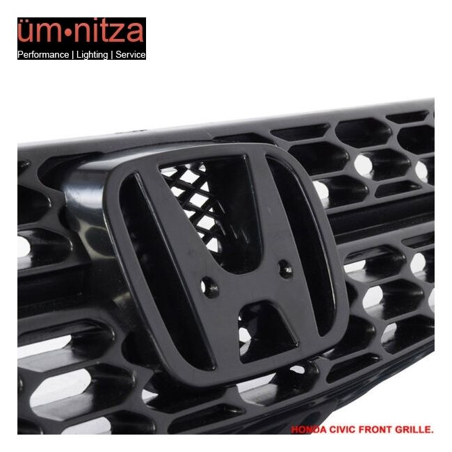 IKON MOTORSPORTS Front Upper Grille, Compatible With 2019-2021 Honda