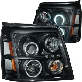 Cadillac Escalade/Escalade ESV Clear/Amber Projector LED Orion Halos Headlight Set (sold in pairs)