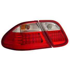 CLK 320 430 W208 98-03 LED TAIL LIGHT RED/CLEAR NEW