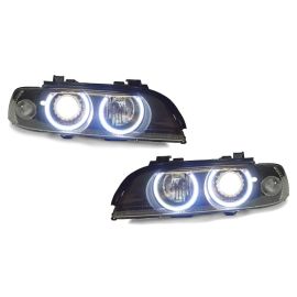 1997-2003 BMW 5 Series E39 DEPO Projector V3 F30 Style LED Angel Halo U Ring Headlight With Optional Xenon HID