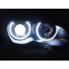 Unique Style Racing UHP (Ultra High Power) LED Angel Eye Halo Rings For DEPO Brand of Fit BMW E36/E39 Euro Headlight