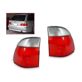 1999-2000 Fit BMW E39 5 Series 5 Doors Wagon DEPO Red/Clear Euro Tail Light