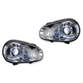 1999-2005 VW Golf / GTi Mk. 4 R32 Style DEPO Projector Glass Lens Headlight With Optional Xenon HID