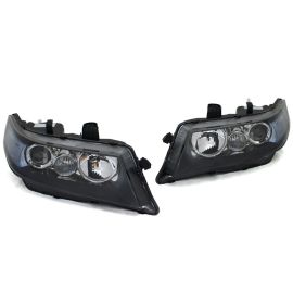 04-08 Acura TSX CL7 JDM/EDM Style Projector Headlights - Black w/ Blue Reflector
