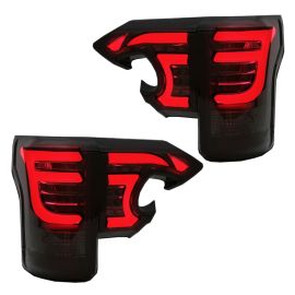 15-17 FORD F150 LED Taillights Smoke Black - 4 Piece Conversion