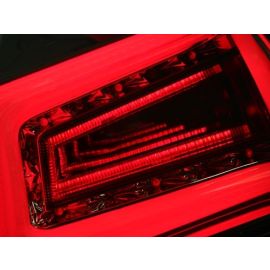 12-15 SUBARU XV CROSSTREK  3D LED TUNNEL TAILLIGHTS - SMOKE/CHROME