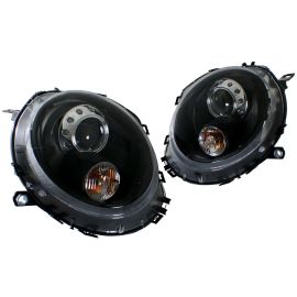 Mini Cooper & Cooper S R55/R56/R57/R58/R59 Black OE Projector Style Headlights