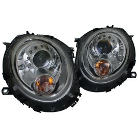 Mini Cooper & Cooper S R55/R56/R57/R58/R59 Chrome OE Style Projector Headlights