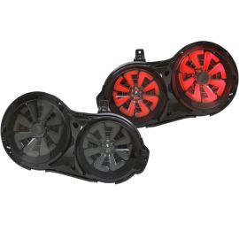09-17 JDM Nissan GT-R LED Tail Lights w/ Sequential Signal - Smoke/Black/White