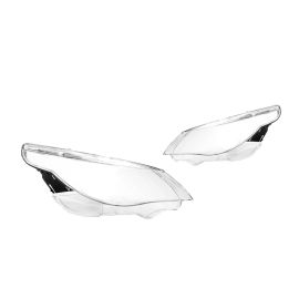 04-07 Fit BMW E60 5-Series Replacement Headlight Lens - White LED Brow