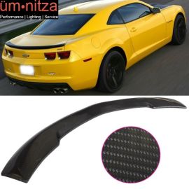 Fits 10-13 Chevy Camaro OE Factory Real Carbon Fiber CF Trunk Spoiler Rear Wing