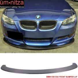 Fits 06-13 Fit BMW E90 E92 3 Series M3 Style Carbon Fiber Front Bumper Lip (CF)