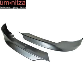 Fits 09-12 BMW E90 3-Series OE Style Front Bumper Lip Splitters Painted A52 Gray