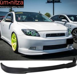 Fits 05-10 Scion tC RS Style PU Front Bumper Lip Chin Spoiler Add On Body Kit
