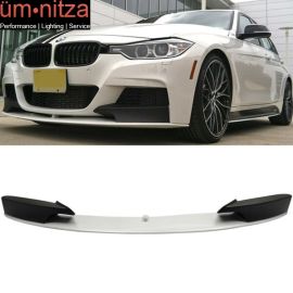 Fits 12-18 F30 Performance Front Lip Paint Two Tone Mineral White Metallic #A96