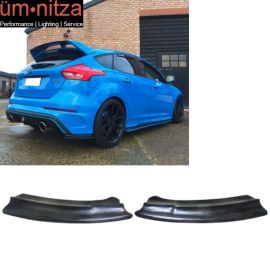 Fits 16-18 Ford Focus RS Trim Rear Aprons Valences Lip Pair Left Right - PU