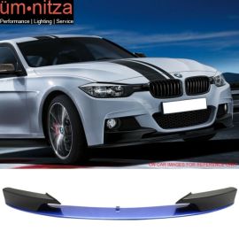 Fits 12-18 F30 Performance Front Lip Painted Two Tone Color Estoril Blue II #B45