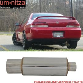 Fits 97-12 Ford Expedition Stainless Steel Muffler Apexi N1 Type 4 Inch Flat Tip