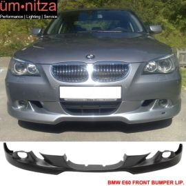 Fits 04-07 BMW E60 5-Series AC Style Front Bumper Lip Spoiler - PU