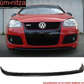 Fits 05-10 Volkswagen GTI MK5 Jetta Front Bumper Lip Unpainted - PU Urethane