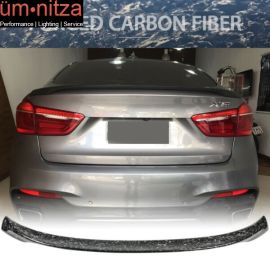 Fits 15-19 BMW X6 F16 Performance Style Trunk Spoiler - Forged Carbon Fiber