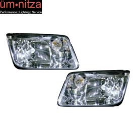 Fits 99-02 VW Jetta Gen 4 Headlights Lamps Without Fog And Turbo