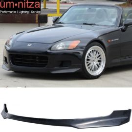 Fits 00-03 S2000 AP1 2Dr Convertible EVO Style Front Bumper Lip - Urethane PU