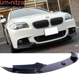 Fits 11-16 F10 Performance Front Bumper Lip Painted Imperial Blue Metallic #A89
