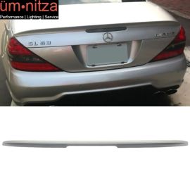 Fits 03-11 Benz SL Class R230 AMG Trunk Spoiler Painted #744 775 Silver Metallic