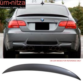 07-13 E92 Coupe Performance Trunk Spoiler Painted A22 Sparkling Graphte Metallic