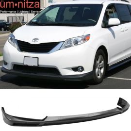Fits 11-17 Toyota Sienna XL30 5Dr Van MP Style Front Bumper Lip Spoiler - ABS