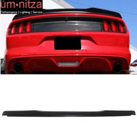 Fits 15-23 Ford Mustang High Kick V Style Rear Trunk Spoiler Wing Unpainted ABS