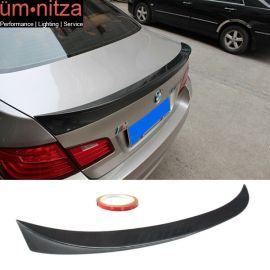 Fits 11-17 BMW F10 5-Series Trunk Spoiler AC Style Rear Boot Wing Carbon Fiber