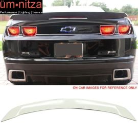 Fits 10-13 Chevy Camaro ZL1 Trunk Spoiler Wing Painted #WA8624 Olympic White