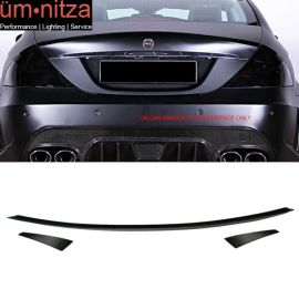 Fits 05-10 Benz W219 CLS Class Sedan 4Dr B Style Unpainted ABS Trunk Spoiler