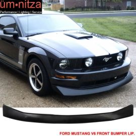 Fits 05-09 Ford Mustang V6 Front Bumper Lip Unpainted PU