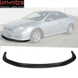 Fits 06-07 Honda Accord Coupe MDA Style Front Bumper Lip Spoiler PU Unpainted