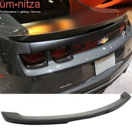 Fits 10-13 Chevrolet Camaro ZL1 Style Unpainted LED Rear Trunk Spoiler Wing Tail