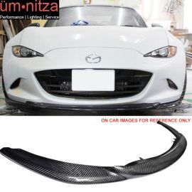 Fits 16-17 Mazda MX-5 MX5 Miata ND5RC GV Front Bumper Lip Carbon Fiber CF
