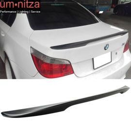 Fits 04-10 Fit BMW E60 5-Series Sedan High Kick Performance Style Trunk Spoiler Wing