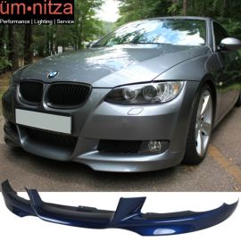Fits 07-10 BMW E92 E93 3-Series M-Tech Style Lemans Blue Front Bumper Lip