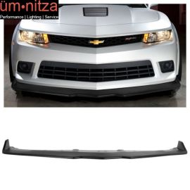 Fits 14-15 Chevy Camaro SS Ikon Style Front Bumper Lip Spoiler Unpainted PP