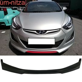 Fits 11-15 Hyundai Elantra Factory FL Style MD Sport Front Bumper Lip Spoiler