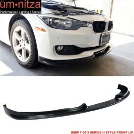 Fits 12-15 Fit BMW F30 3 Series H Style Front Bumper Lip Urethane