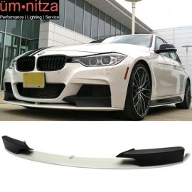 Fits 12-18 F30 Performance Front Lip Paint Two Tone Color Alpine White III #300