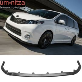 Fits 11-17 Toyota Sienna XL30 SE MP Style Front Bumper Lip Spoiler Body Kit ABS