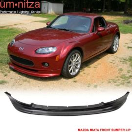 Fits 06-08 Mazda MX-5 Miata MX5 GV Style Front Bumper Lip Spoiler Unpainted PU