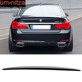 Fits 09-15 Fit BMW F01 7 Series AC Trunk Spoiler Painted Black Sapphire #475