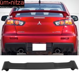 Fits 08-17 Mitsubishi Lancer OE Factory Style Trunk Spoiler Unpainted - ABS